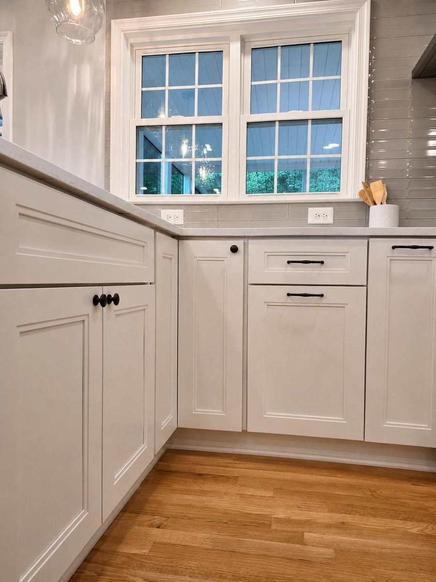Close up of kitchen cabinetry by Anchor Remodel