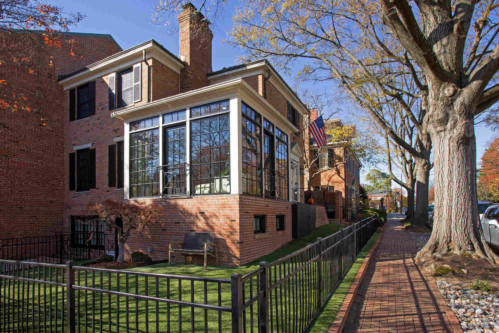 Architectural remodel with glass sunroom in traditional neighborhood by Anchor Remodel in Alexandria, VA Architectural remodel with glass sunroom in traditional neighborhood by Anchor Remodel in Alexandria, VA