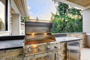 Outdoor kitchen in Northern VA